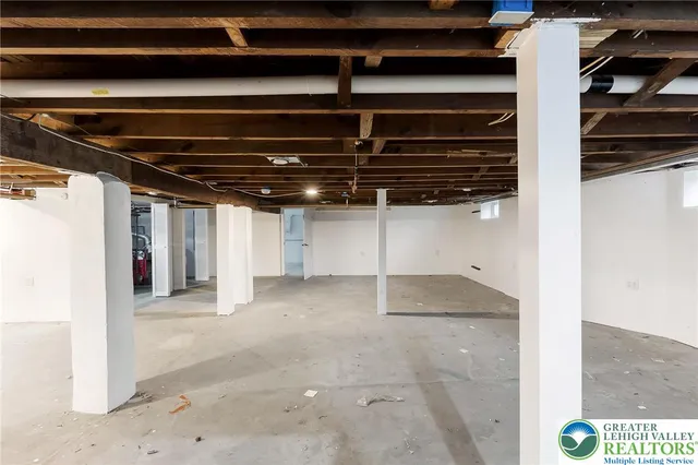 a view of storage and utility room