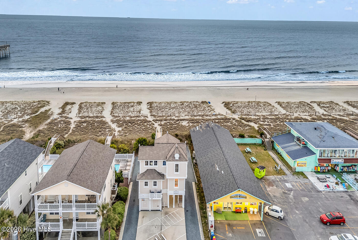 603 River Ridge Road, Unit 1 Shallotte, NC 28470 - Photo 61 of 64 Aerial View of Beach House - exclusive for Rivers Edge Home Owners