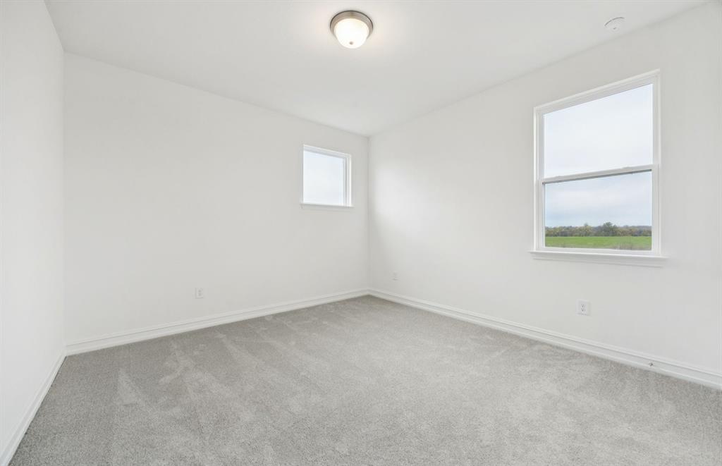 11173 Roxburgh Road Fort Worth, TX 76052 - Photo 19 of 21 *Floorplan representation, not actual home - Spacious secondary bedroom with large windows