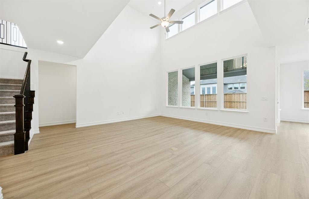 11173 Roxburgh Road Fort Worth, TX 76052 - Photo 8 of 21 *Floorplan representation, not actual home - Spacious gathering room with large windows
