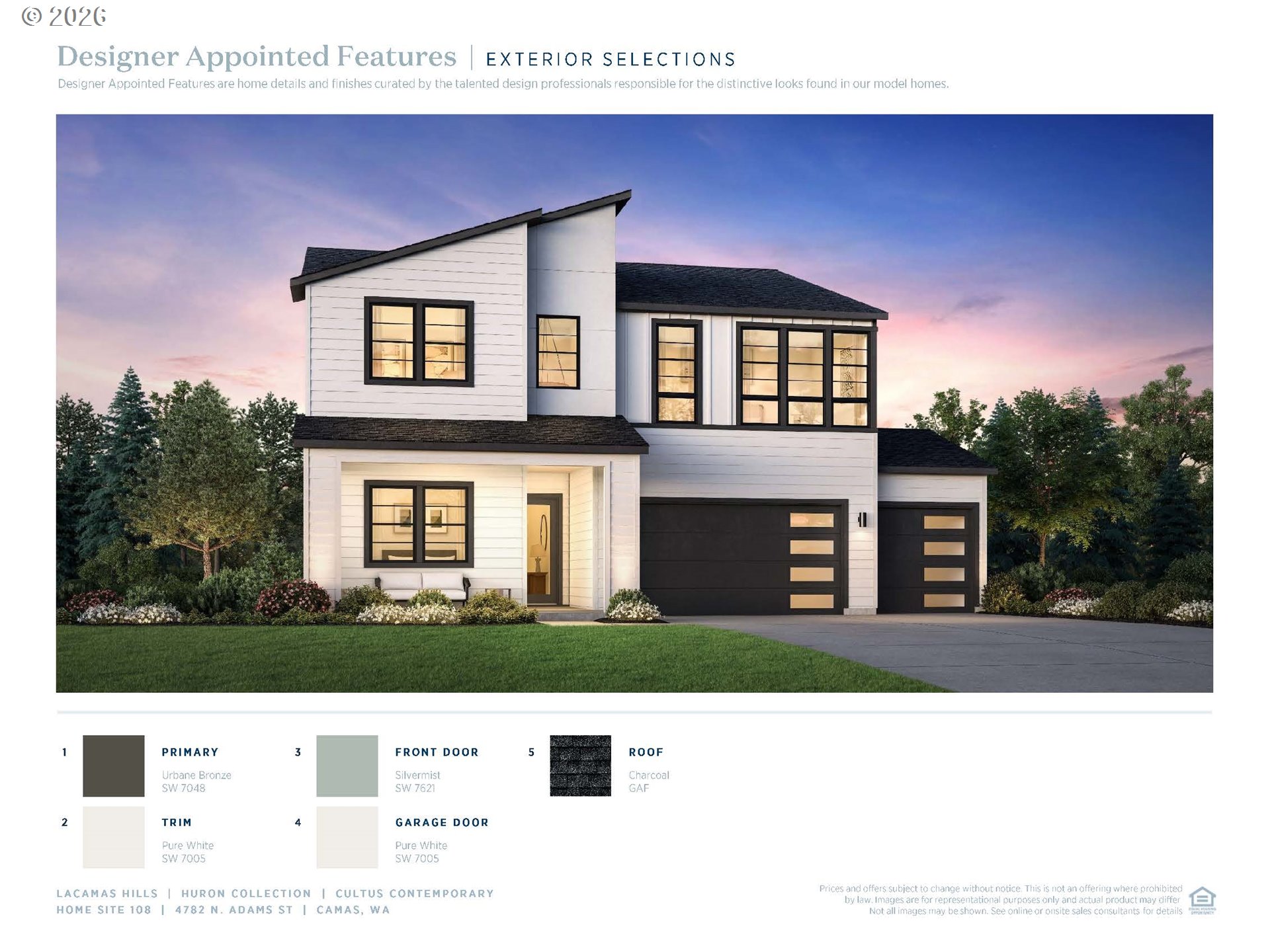 4782 North Adams Street Camas, WA 98607 - Photo 2 of 12 a black and white photo of a house