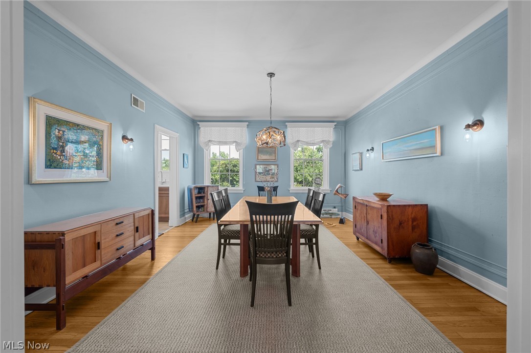 12546 Cedar Road, Unit 4 Cleveland Heights, OH 44106 - Photo 14 of 43 Large formal dining room
with hardwood floors and
custom moldings