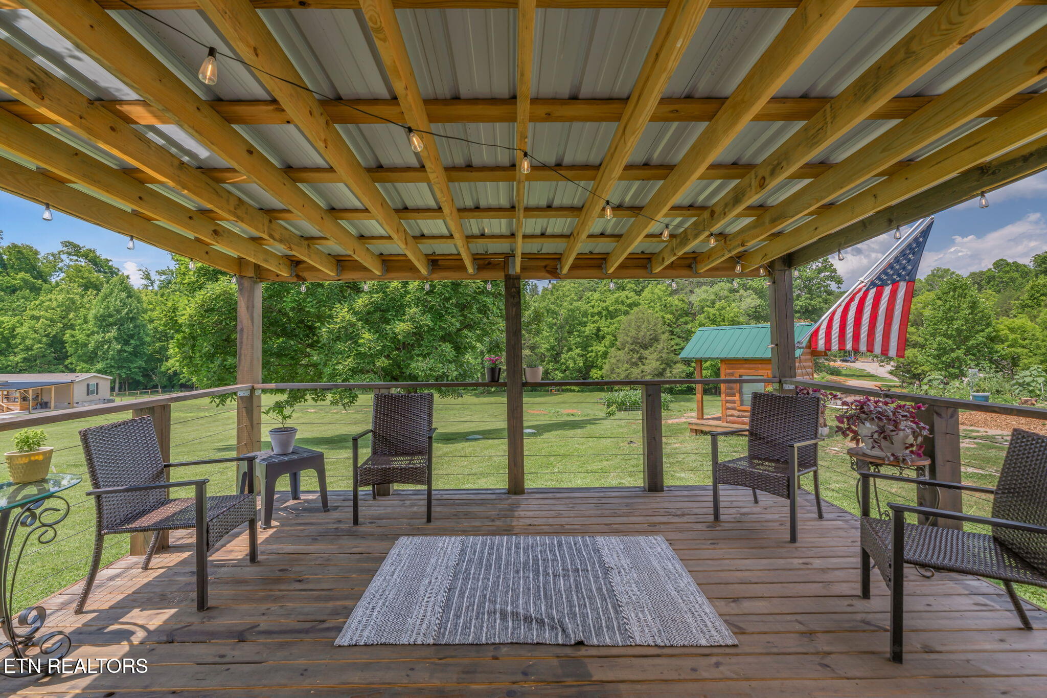 286 JD Farm Road Tellico Plains, TN 37385 - Photo 30 of 58 LARGED COVERD DECK FOR GRILLING