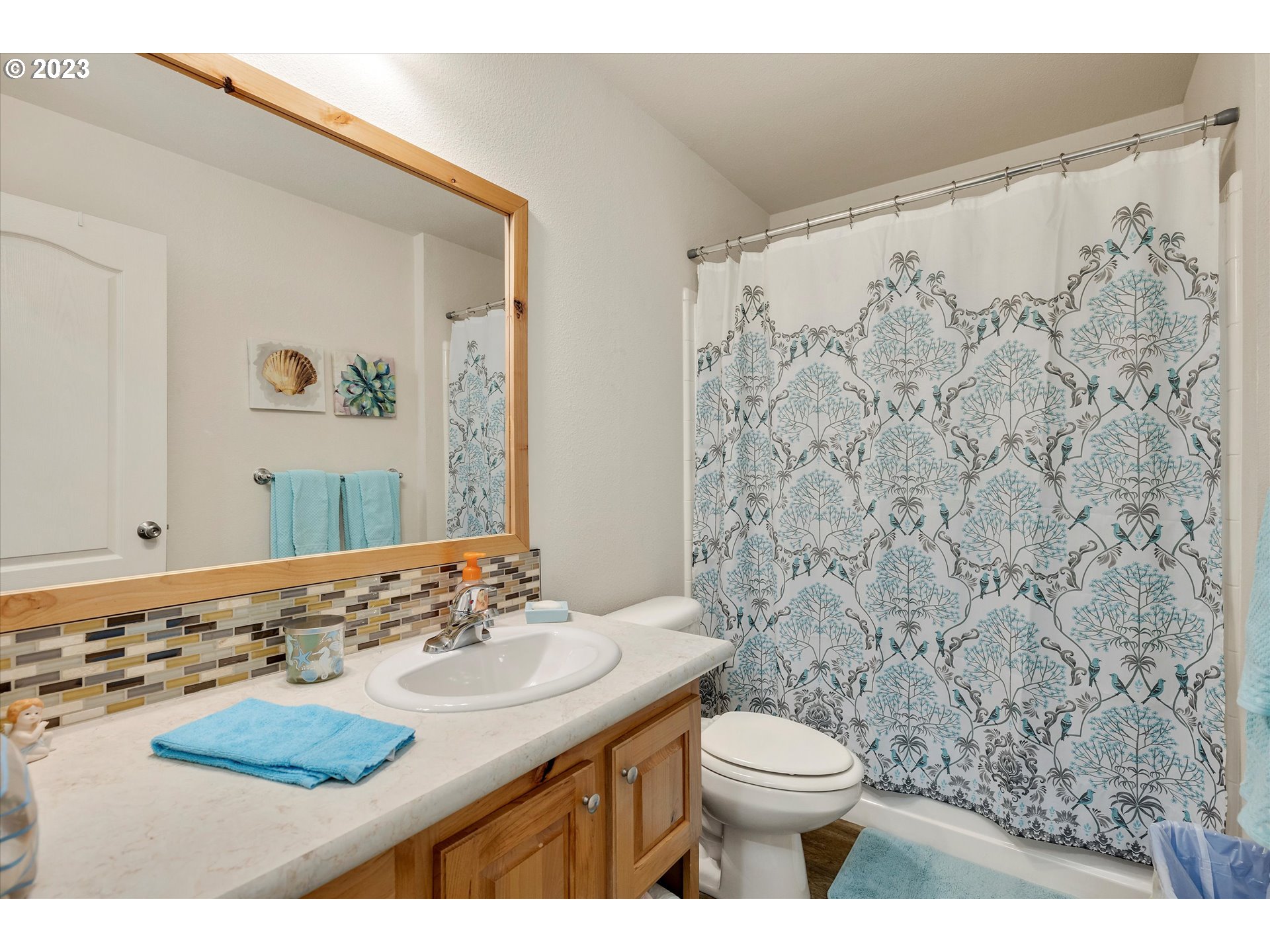 25222 East Welches Road, Unit 46 Welches, OR 97067 - Photo 21 of 30 a bathroom with a sink toilet and shower