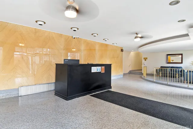 a view of a building entrance