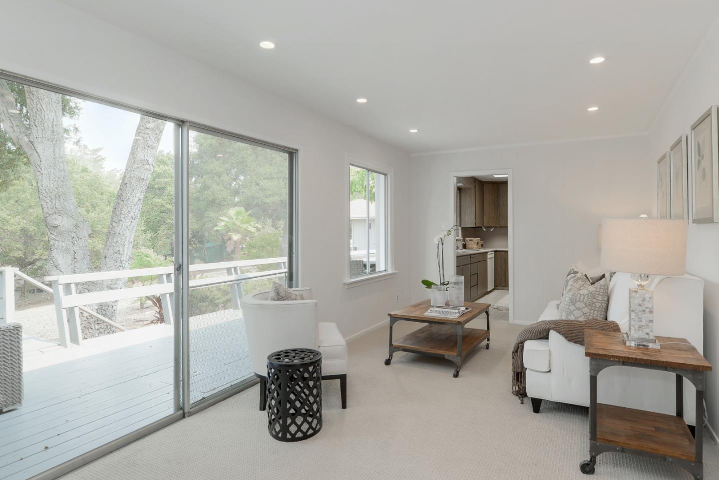 148 Bardet Road Woodside, CA 94062 - Photo 6 of 39 a living room with furniture and a large window