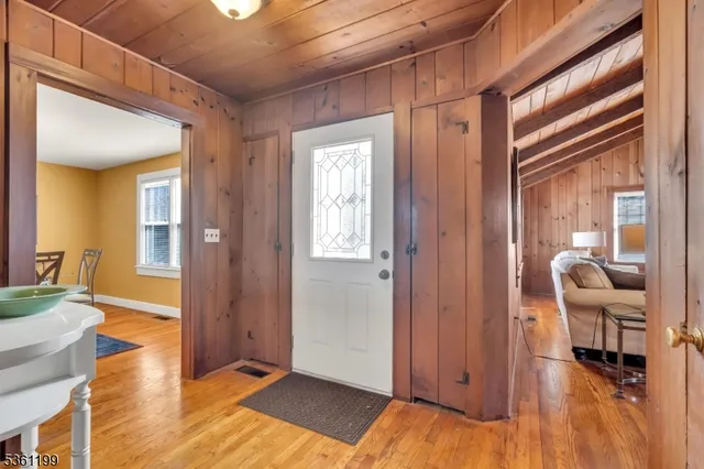 a view of livingroom with furniture and wooden floor
