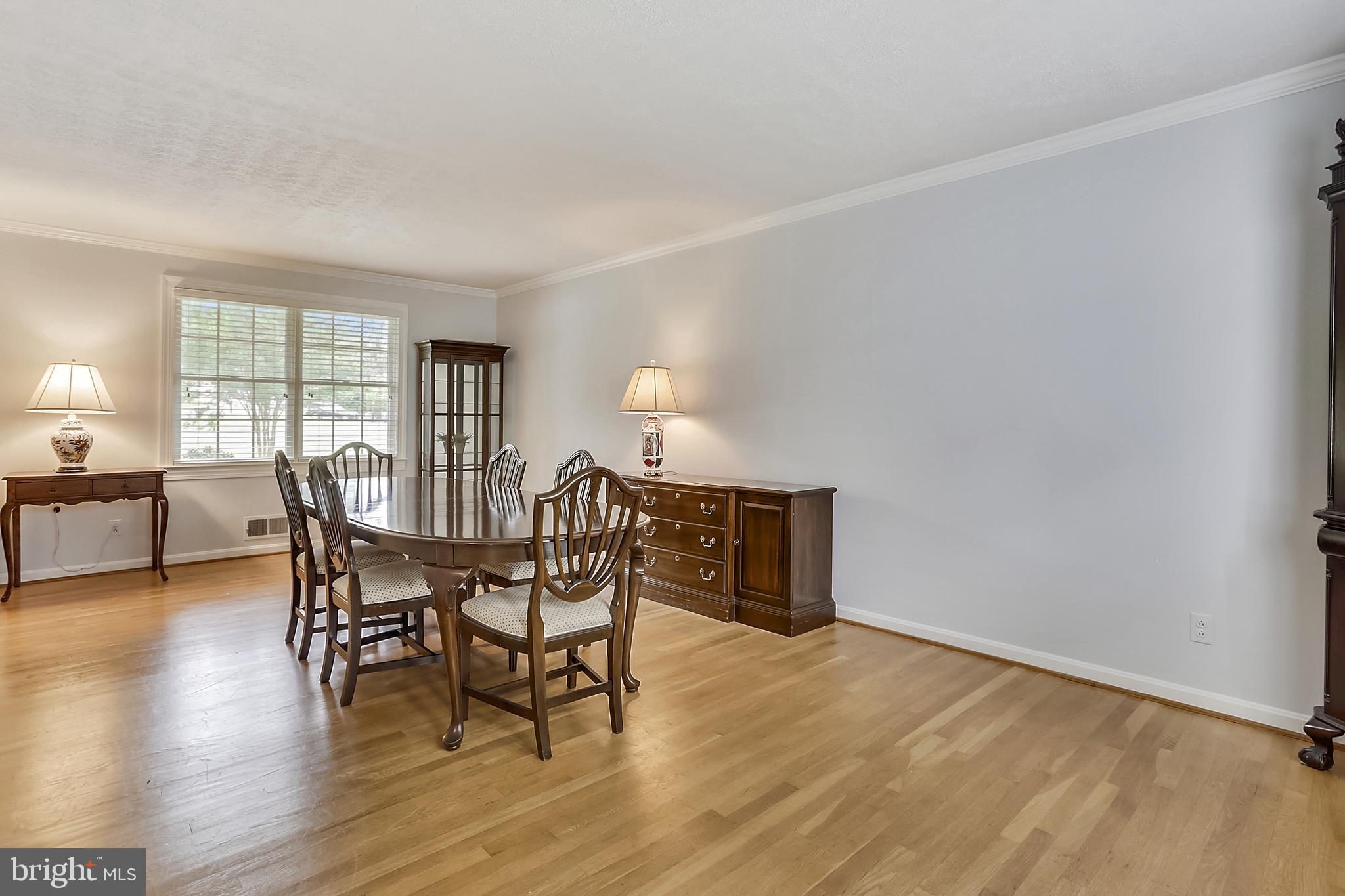 1900 Powder Mill Road Silver Spring, MD 20903 - Photo 6 of 57 Large Dining Room with hardwoods