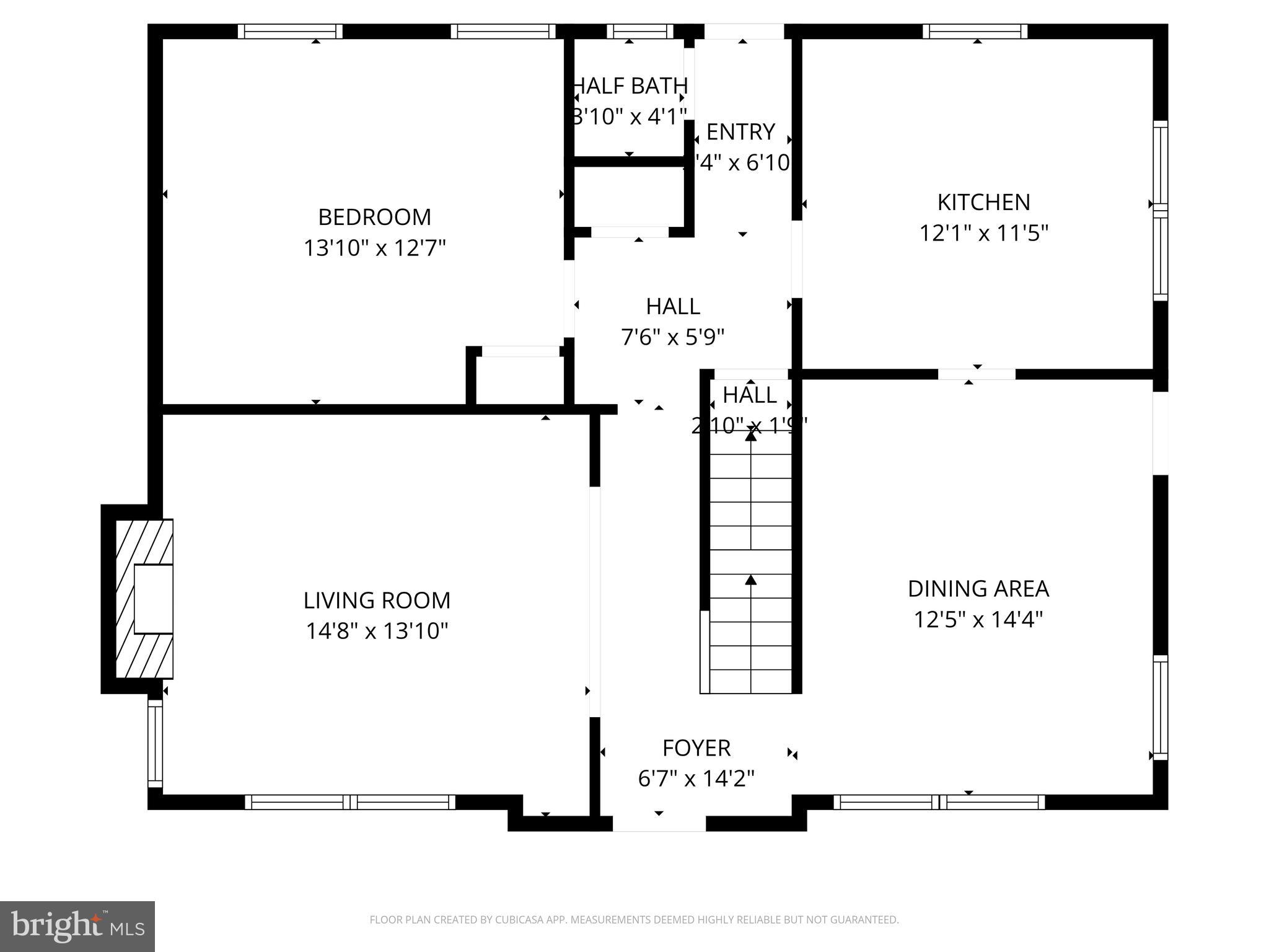 2 Catoctin Avenue Frederick, MD 21701 - Photo 60 of 63 First floor - dimensions are approximate