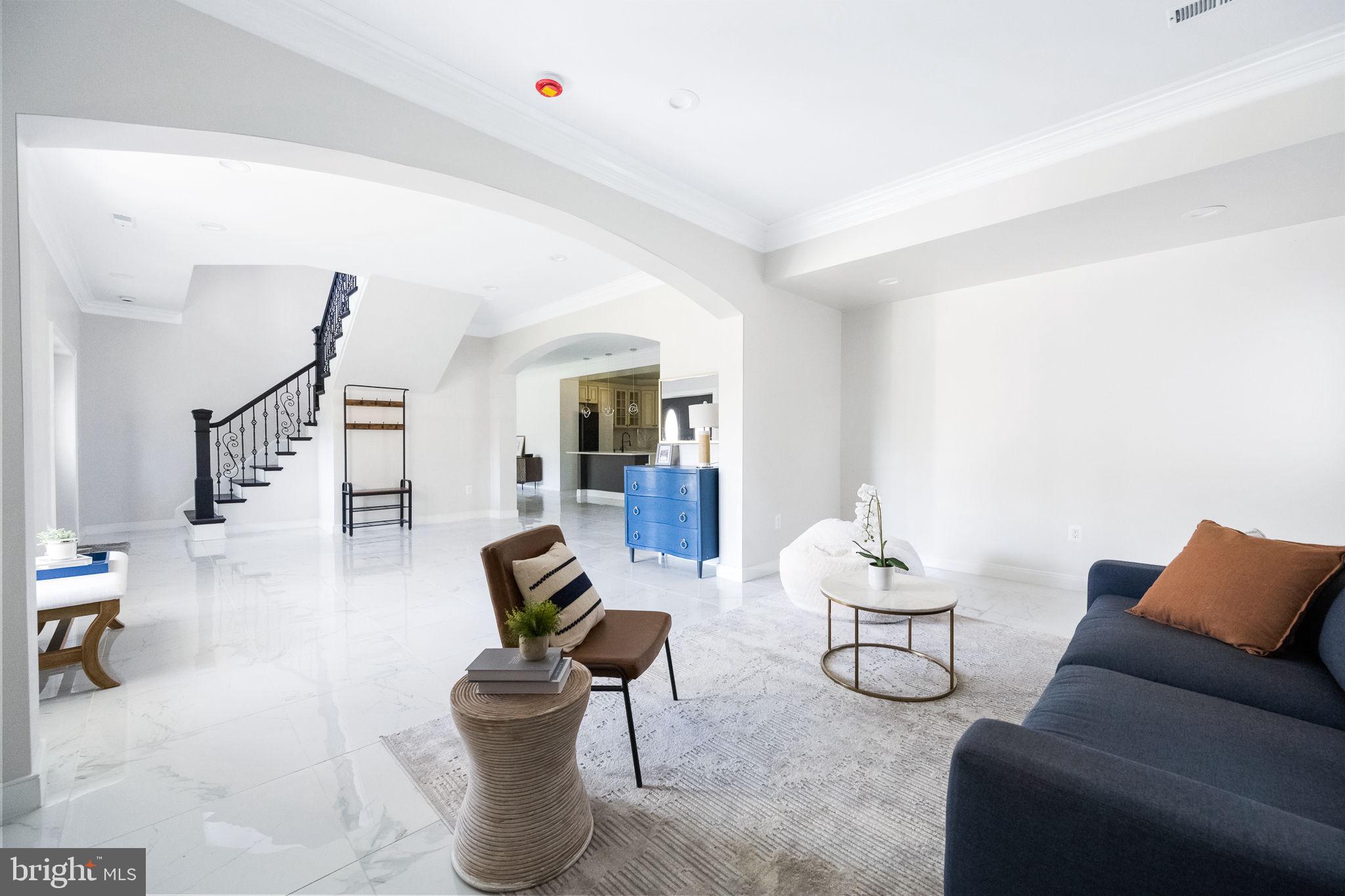 6709 Benson Drive Alexandria, VA 22306 - Photo 17 of 66 a living room with furniture and wooden floor
