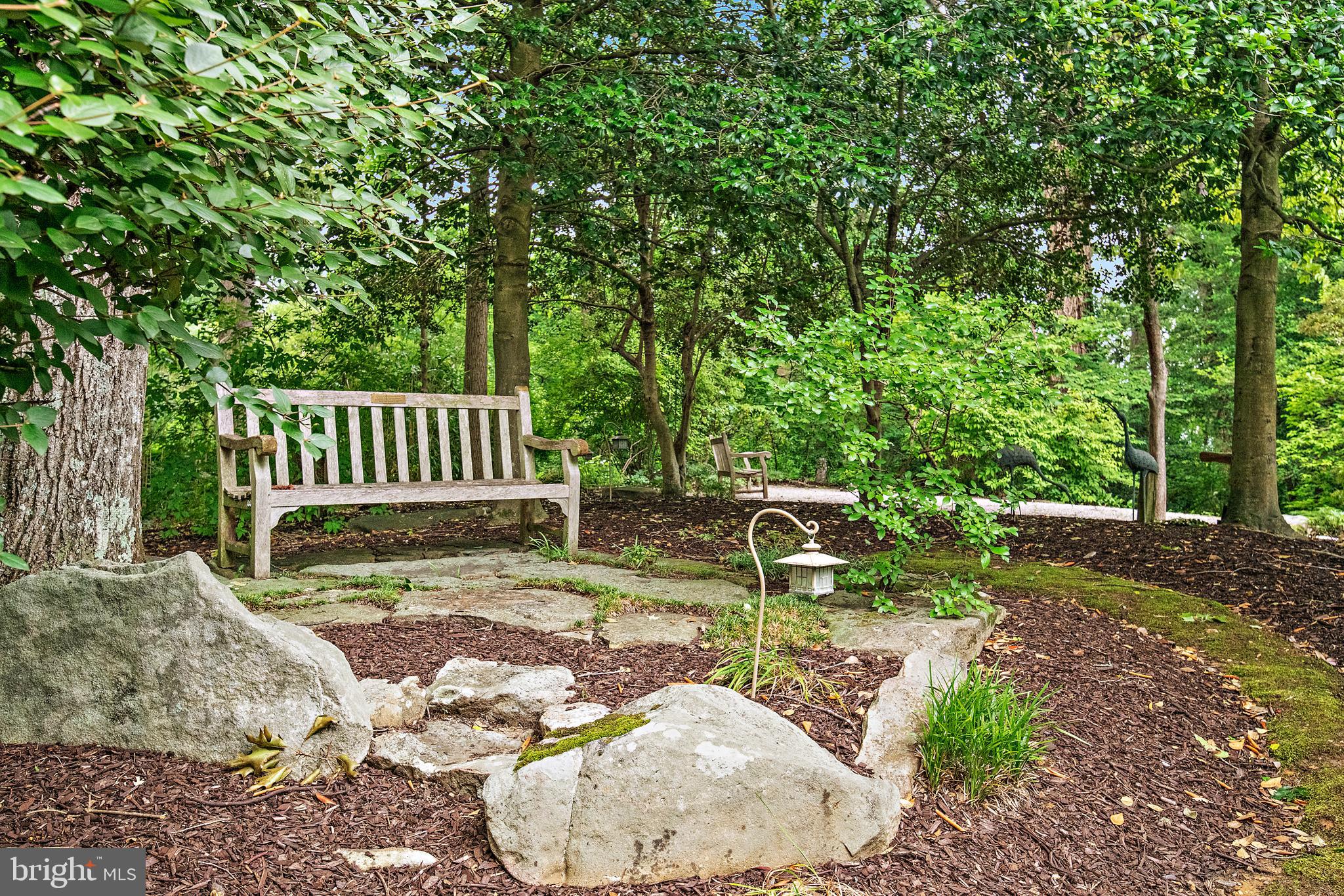 631 Stillwater Road Gibson Island, MD 21056 - Photo 47 of 47 Tranquil Zen garden at the top