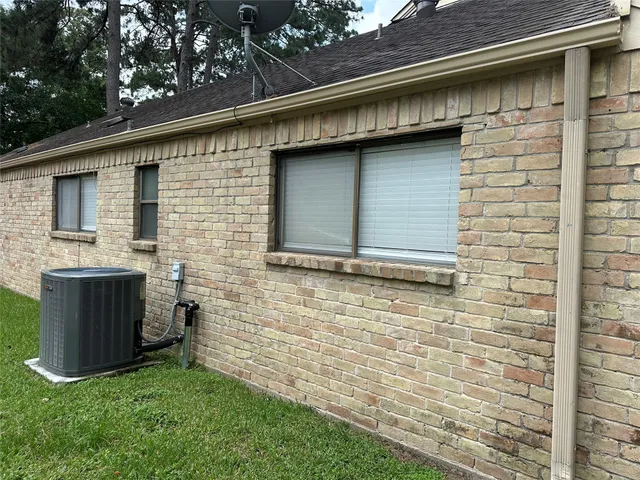 a view of a backyard with plants