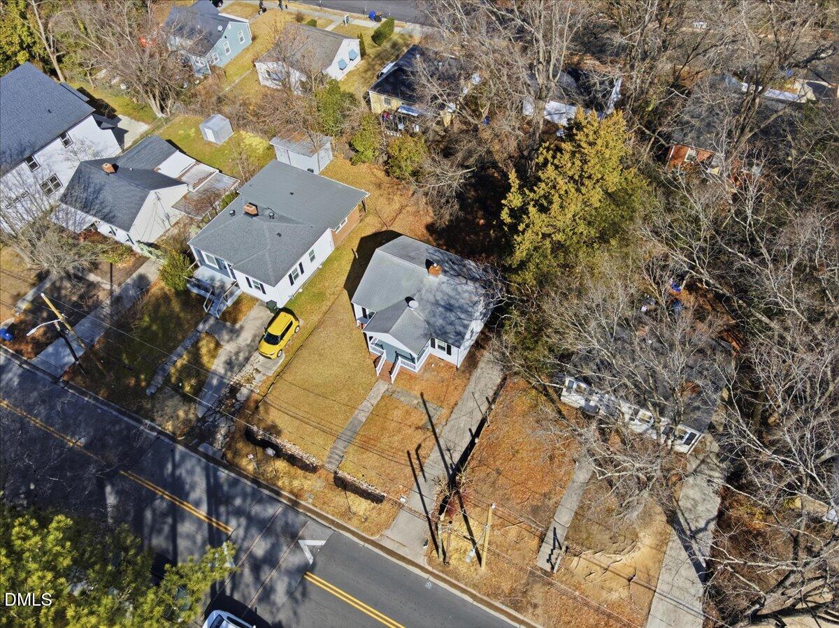 809 Dupree Street Durham, NC 27701 - Photo 3 of 24 an aerial view of a house with outdoor space