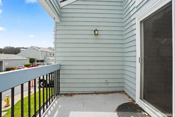 a view of a porch