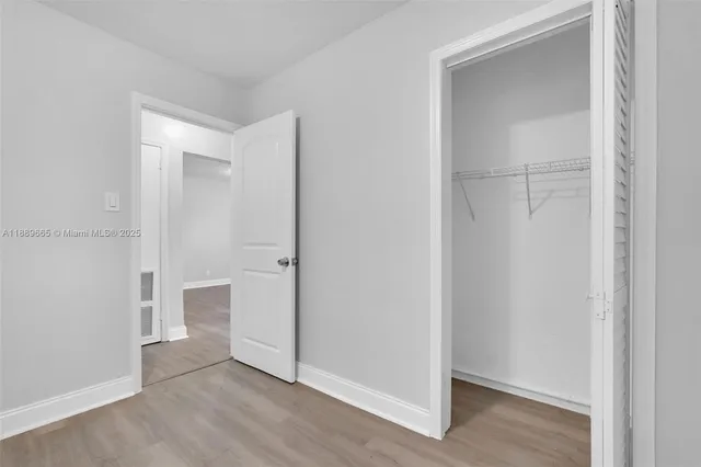 a view of an empty room