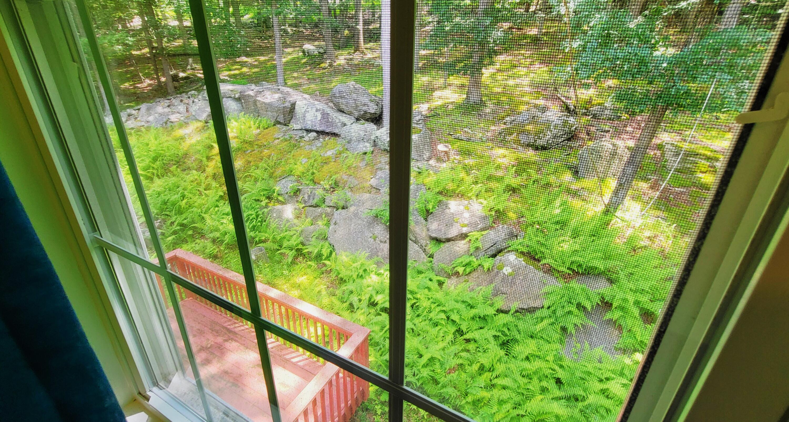 6251 Decker Road Bushkill, PA 18324 - Photo 20 of 58 a view of a garden from a balcony