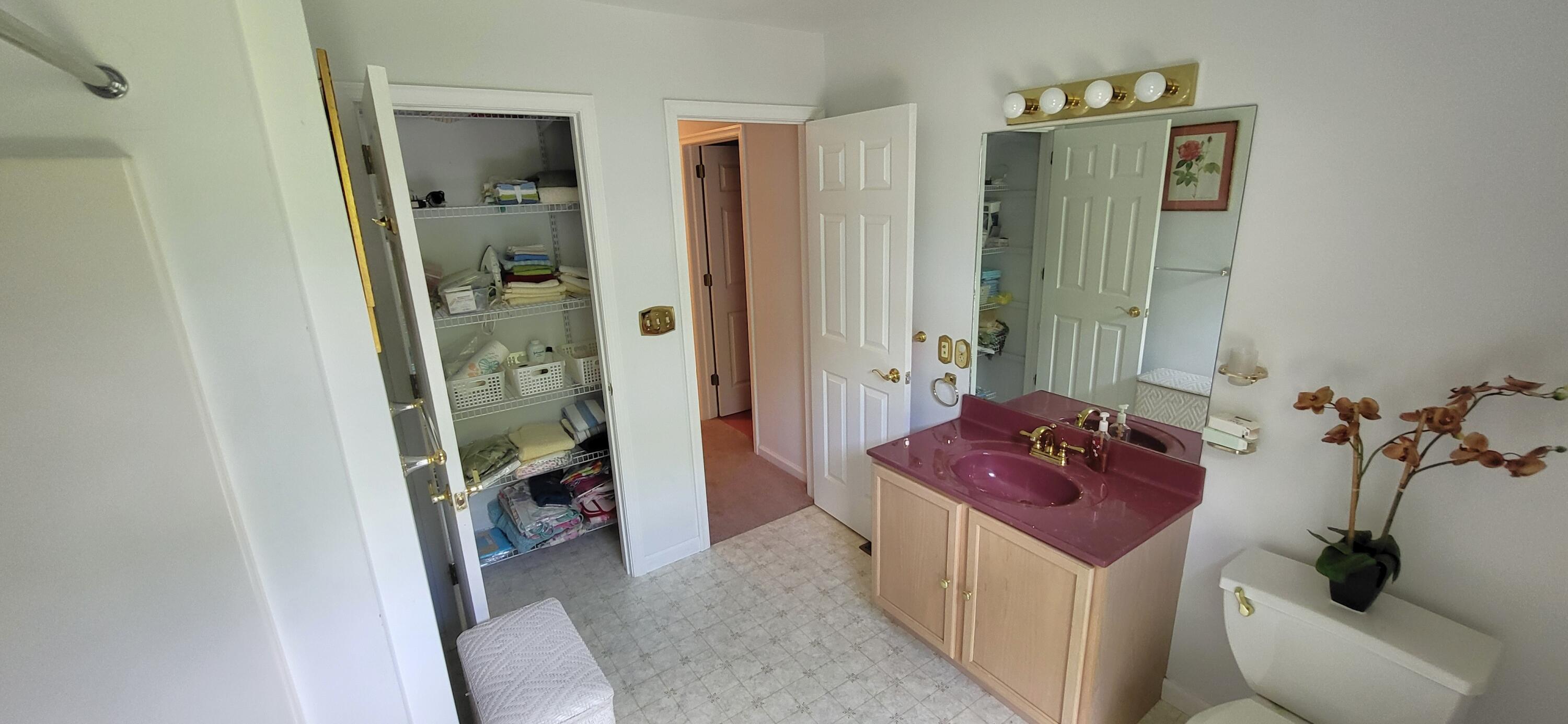 6251 Decker Road Bushkill, PA 18324 - Photo 24 of 58 a bathroom with a sink and mirror with toilet