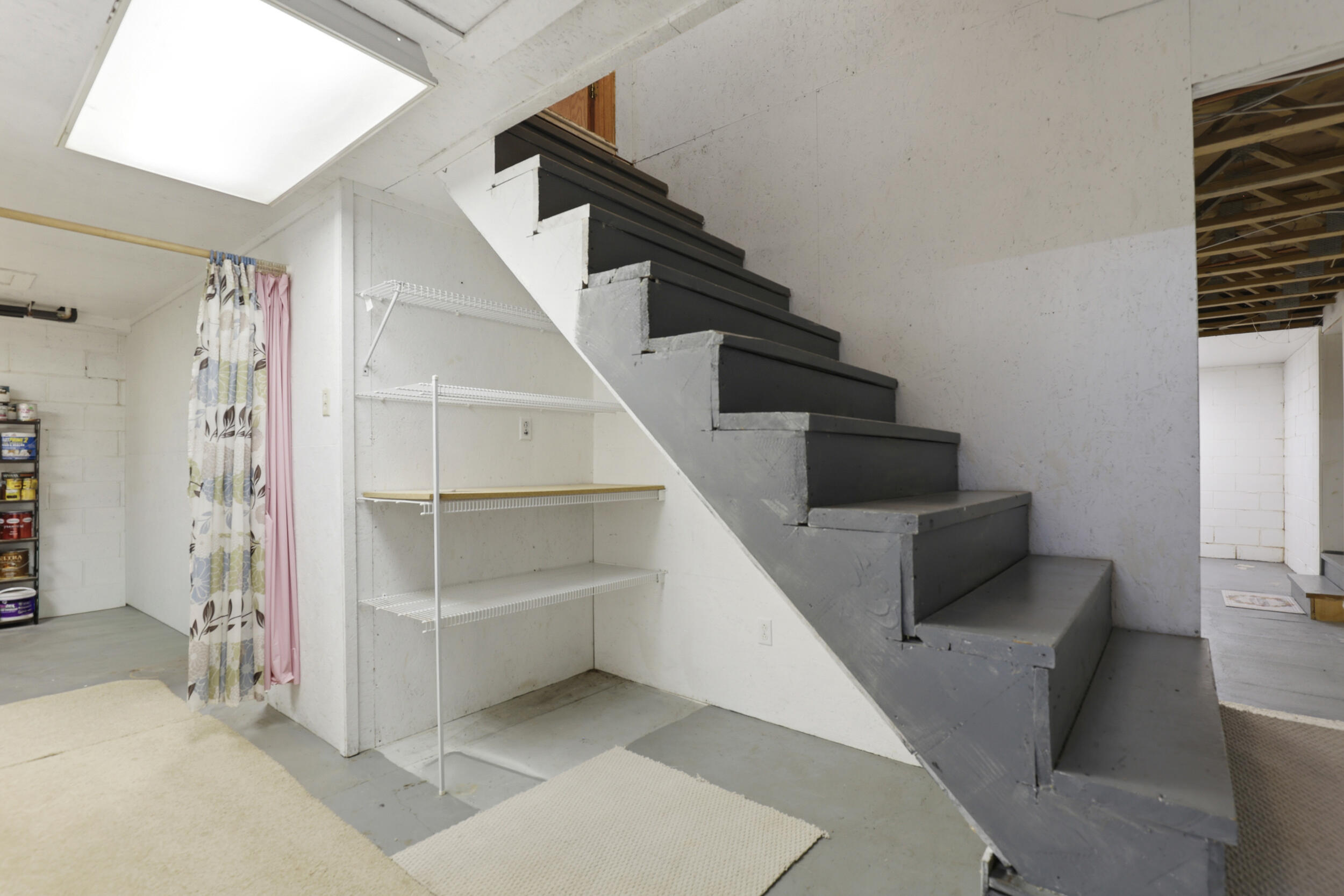 10319 East 4 1/2 Mile Road Luther, MI 49656 - Photo 38 of 61 Basement stairs