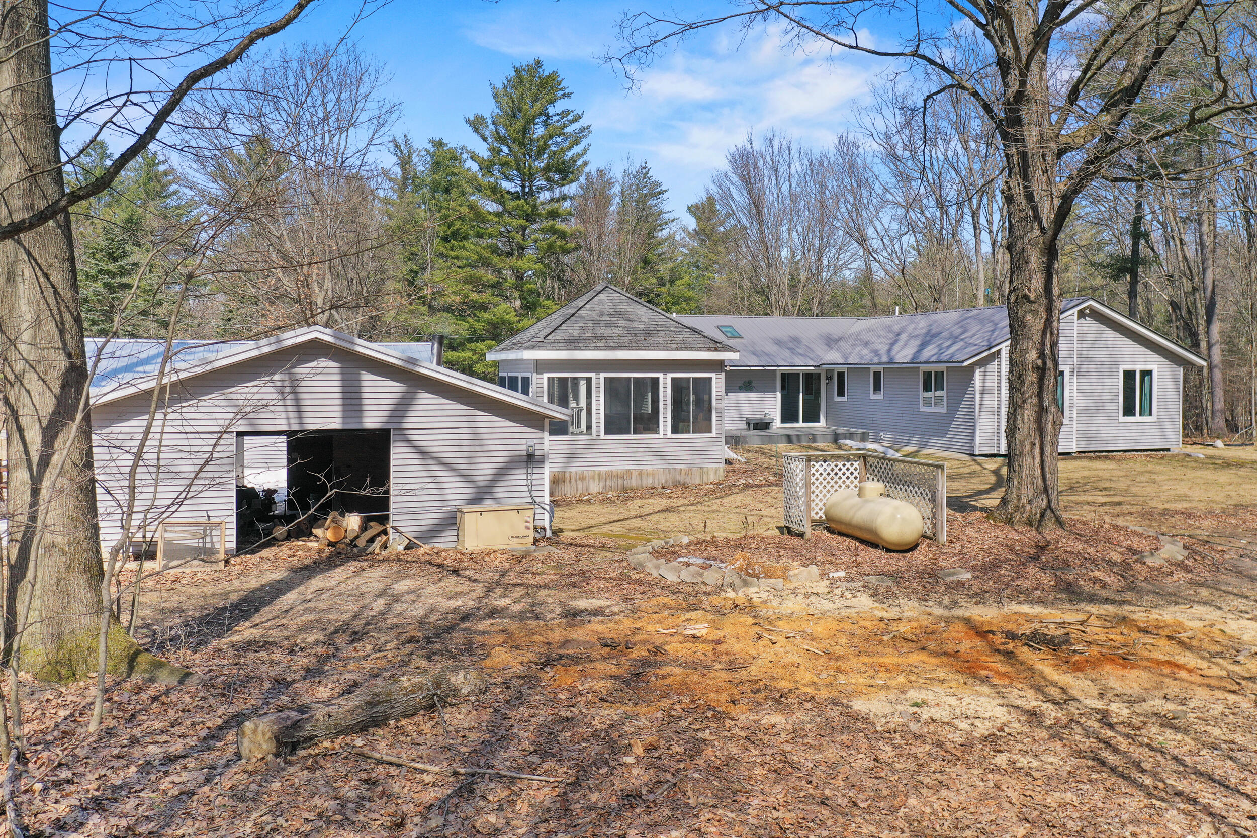 10319 East 4 1/2 Mile Road Luther, MI 49656 - Photo 56 of 61 View from backyard