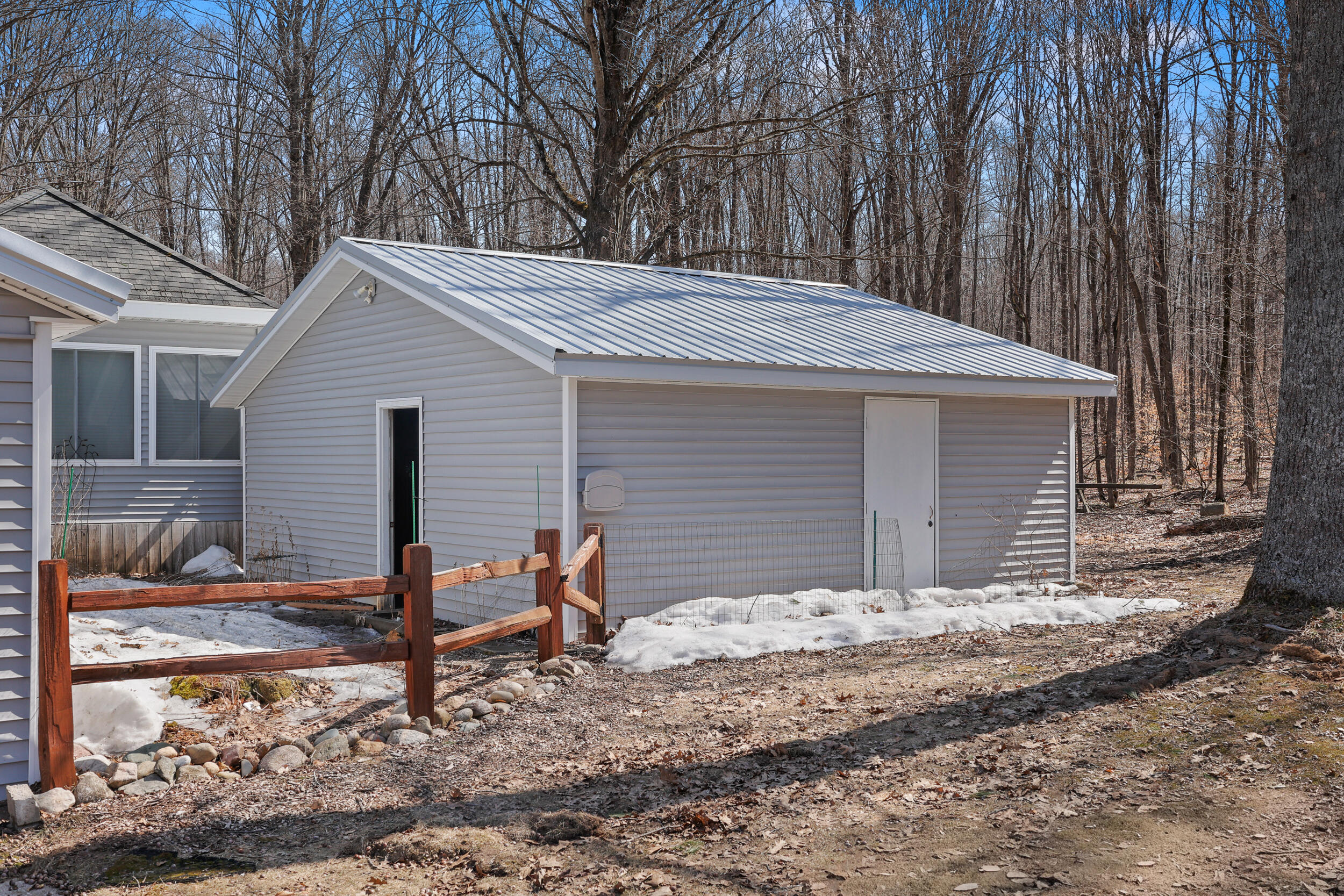 10319 East 4 1/2 Mile Road Luther, MI 49656 - Photo 60 of 62 Wood shed