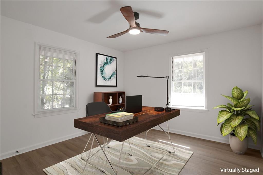 2326 Mark Trail Decatur, GA 30032 - Photo 15 of 19 a workspace with furniture and a potted plant