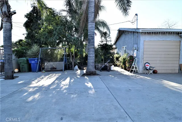 a view of the back of a building