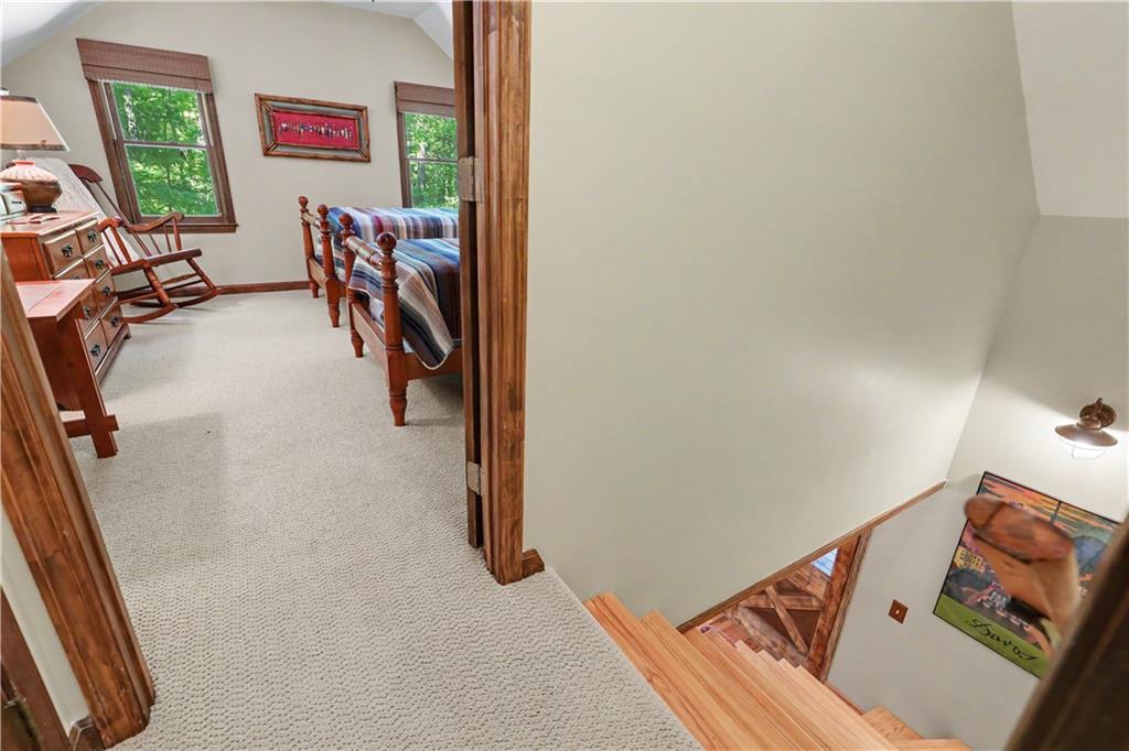 102 Moses Road Rabun Gap, GA 30568 - Photo 27 of 40 wooden floor with a view of workspace