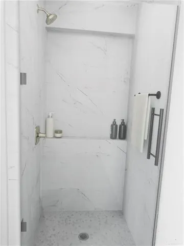 a close up of a bathtub