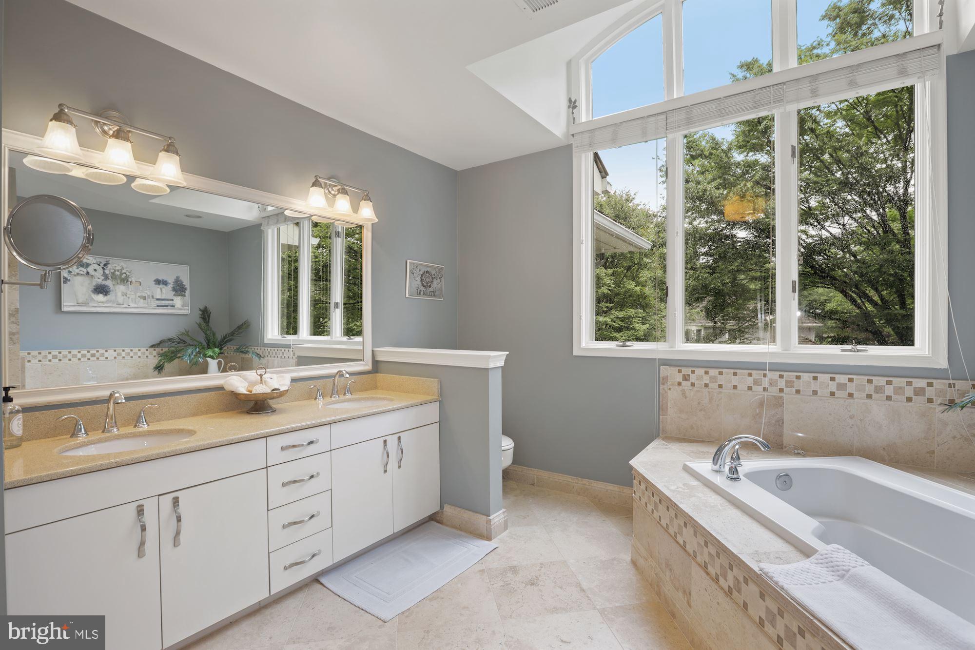 1564 Regatta Lane Reston, VA 20194 - Photo 17 of 33 Palladium Window in Master Bathroom so Beautiful
