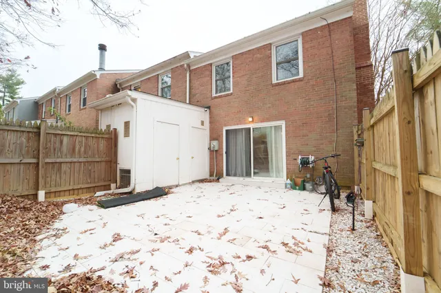 a backyard of a house