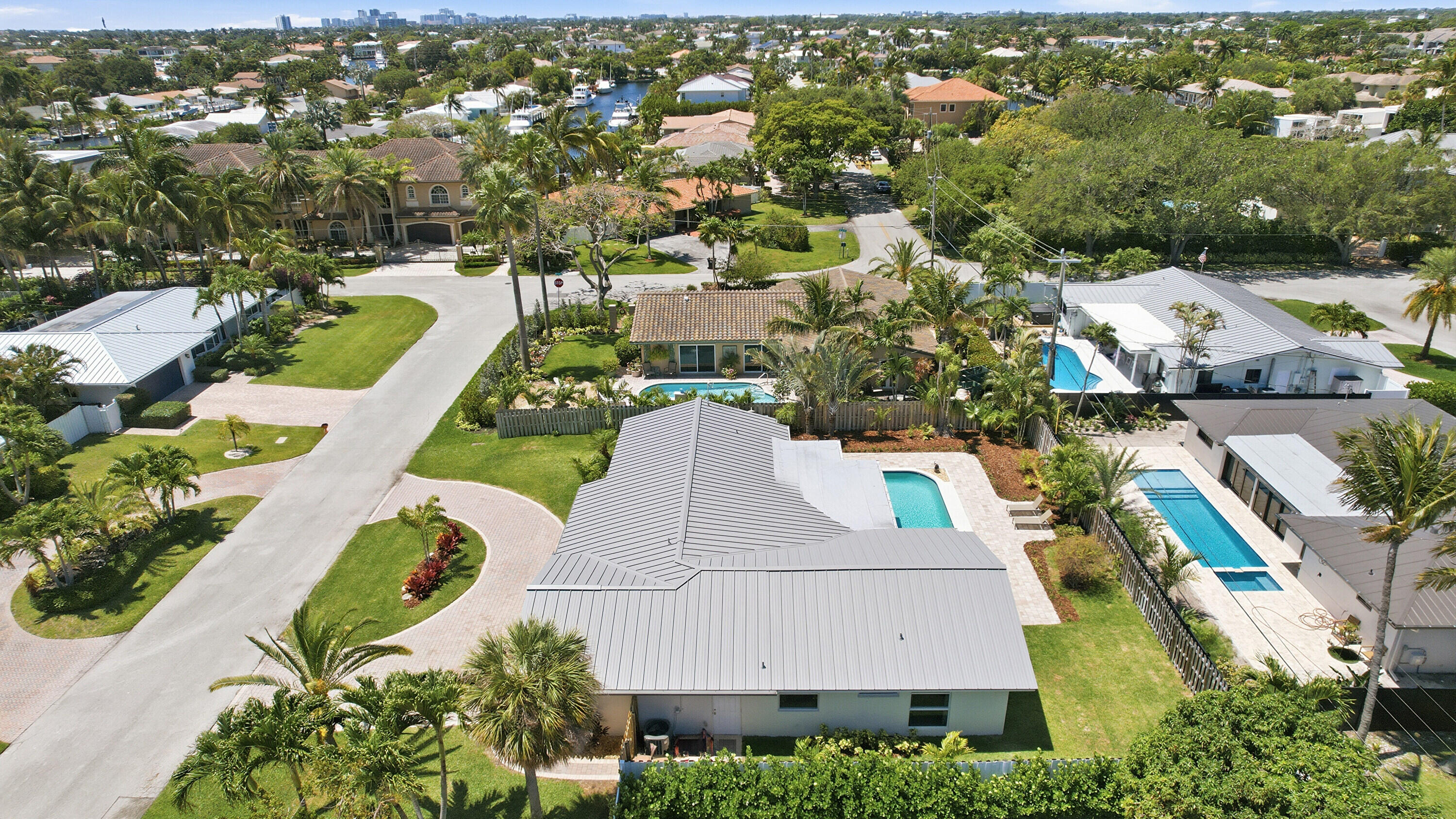 4111 Northeast 26th Terrace Lighthouse Point, FL 33064 - Photo 46 of 48 Aerial