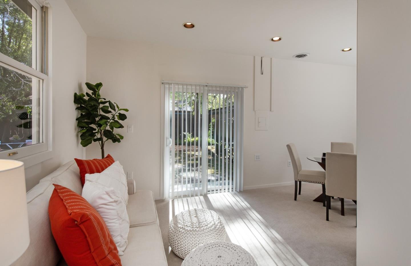 417 Mountain View Avenue Mountain View, CA 94041 - Photo 18 of 22 a living room with furniture and a potted plant