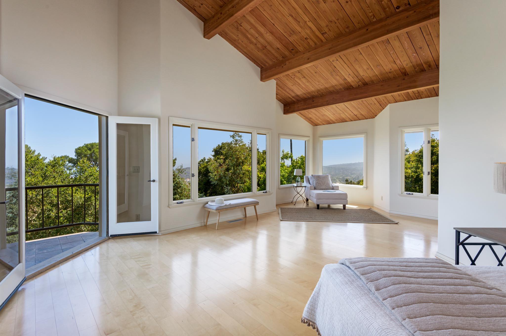 1235 Mission Ridge Road Santa Barbara, CA 93103 - Photo 17 of 27 a view of a livingroom with furniture and floor to ceiling window