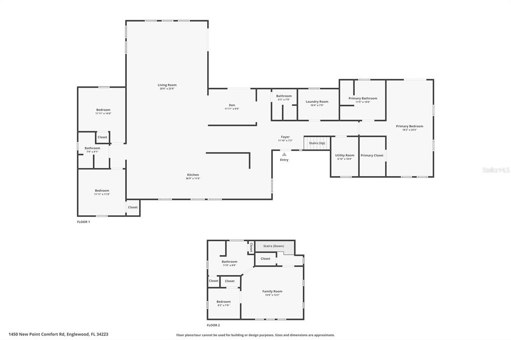 1450 New Point Comfort Road Englewood, FL 34223 - Photo 34 of 50 a picture of floor plan