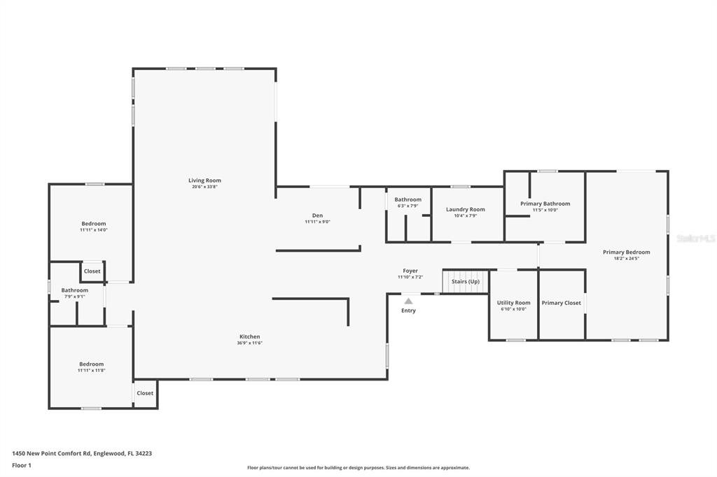 1450 New Point Comfort Road Englewood, FL 34223 - Photo 50 of 50 a picture of a floor plan