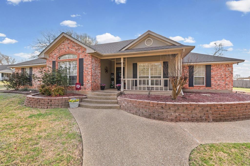703 Gibraltar Lane Lorena, TX 76655 - Photo 2 of 39 a view of a house with a outdoor space and a water fountain