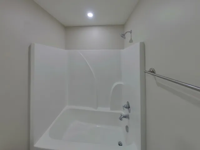 a close view of shower
