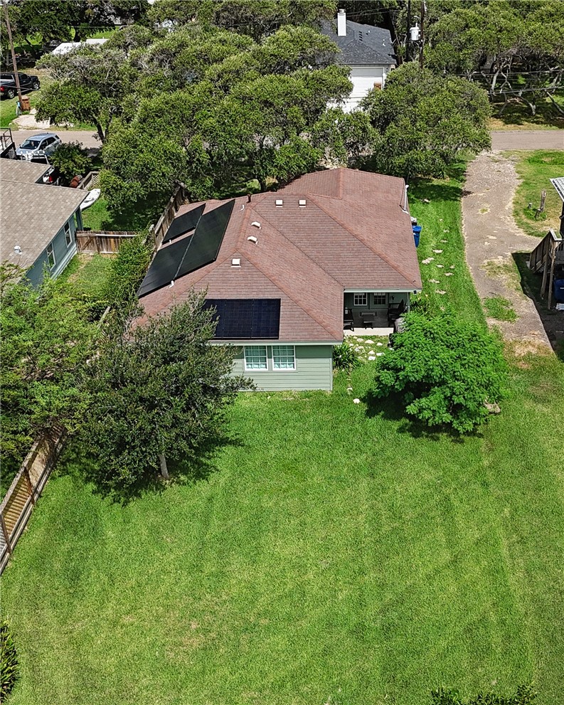 1217 O'Connell Street Corpus Christi, TX 78418 - Photo 22 of 23 an aerial view of residential house with outdoor space and trees all around