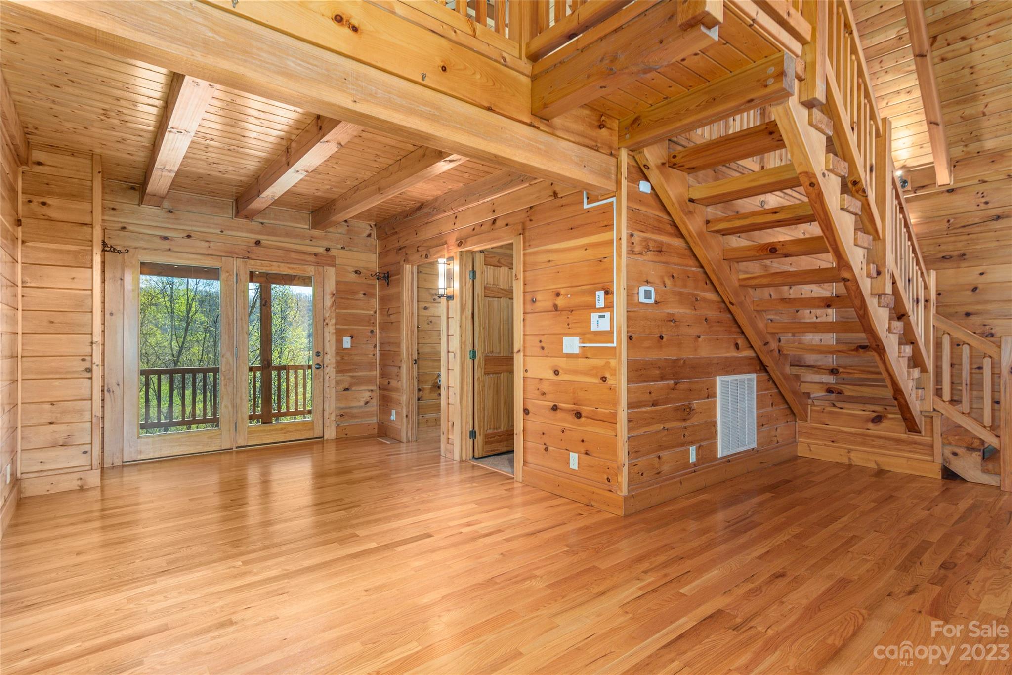 19 Rons Ridge Waynesville, NC 28785 - Photo 9 of 30 a view of a room with wooden floor