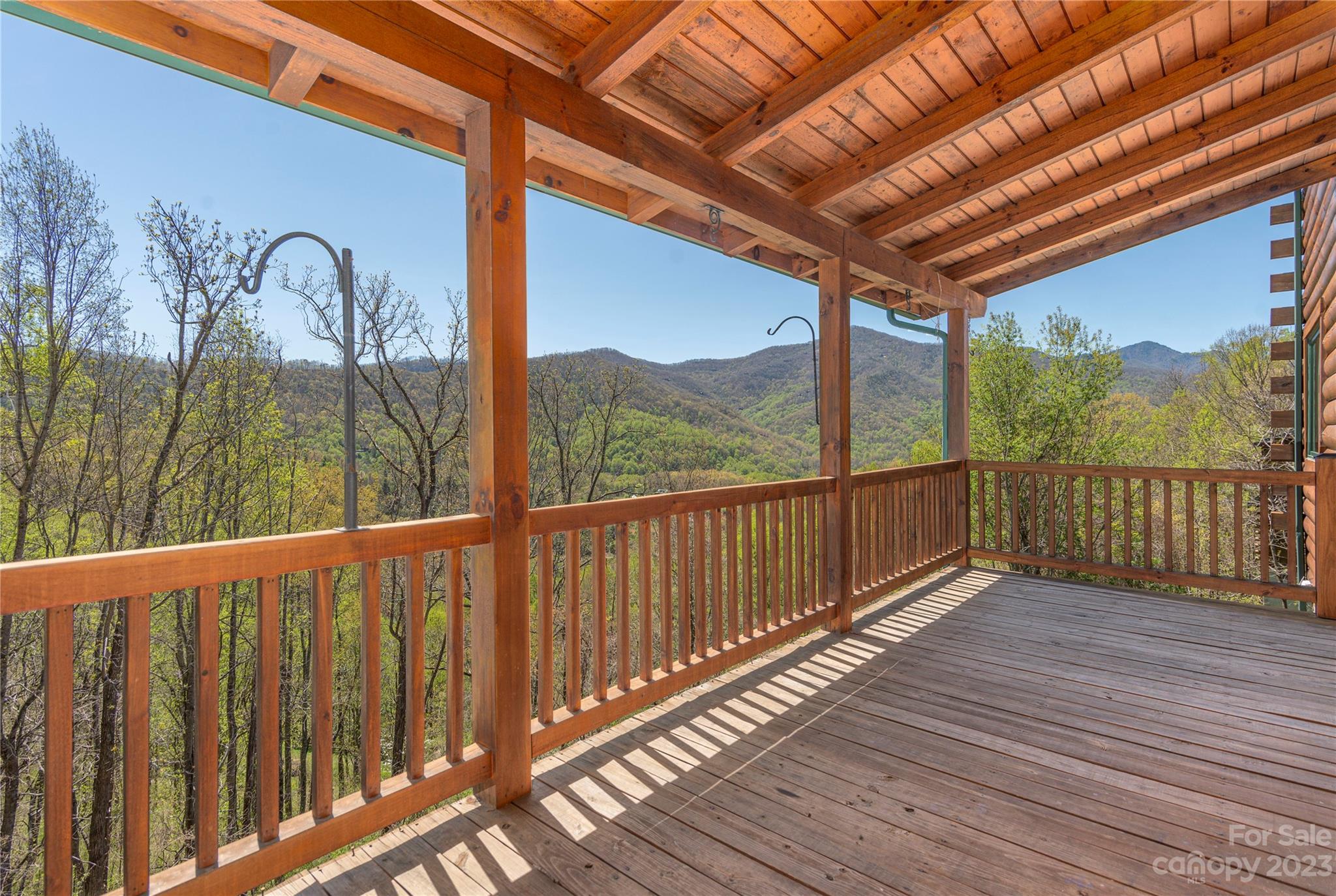 19 Rons Ridge Waynesville, NC 28785 - Photo 10 of 30 a view of a two chairs in the balcony