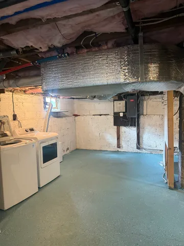 a room with storage and utility