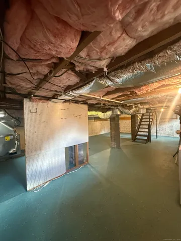 a view of storage and utility room