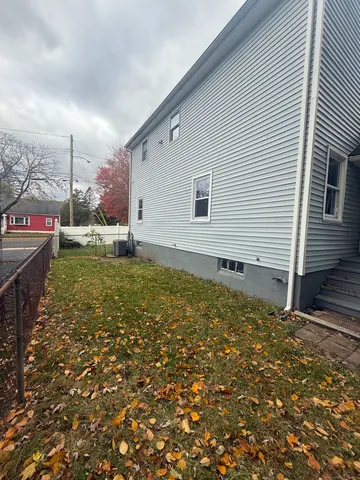 a backyard of a house