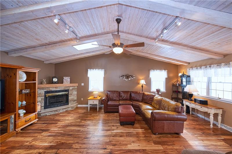 110 Conway Wallrose Road Freedom, PA 15042 - Photo 3 of 25 Beautiful white washed vaulted ceilings!