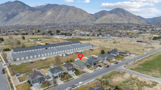 1896 West 800 North Mapleton, UT 84663 - Photo 53 of 55 Aerial view of residential area with mountains