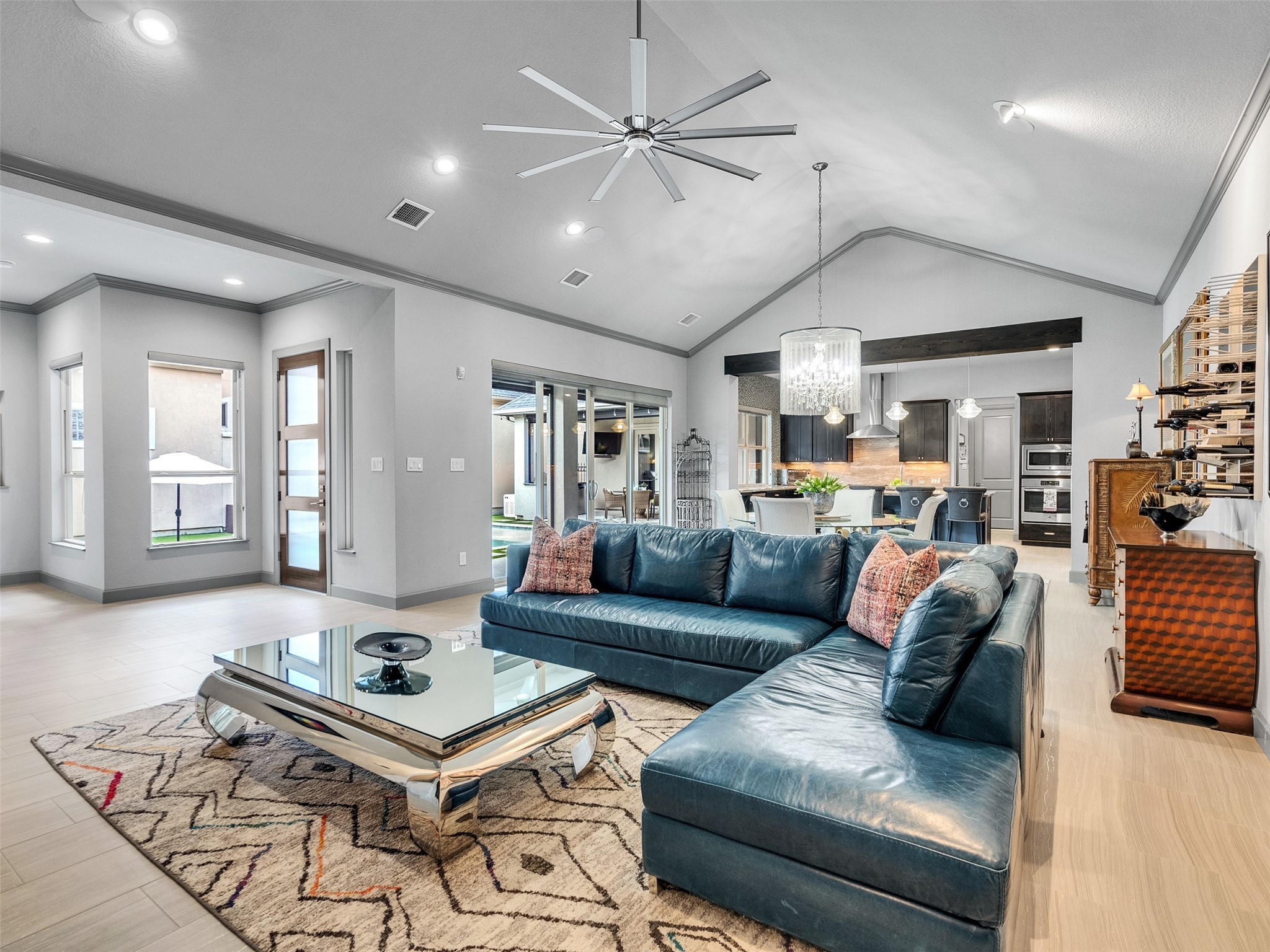 7415 Nantucket Point Lane Spring, TX 77389 - Photo 20 of 49 a living room with furniture kitchen view and a table