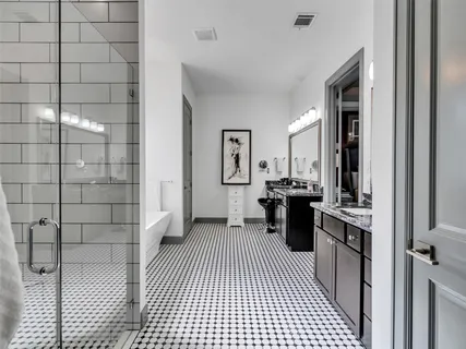 a view of a bathroom with a sink