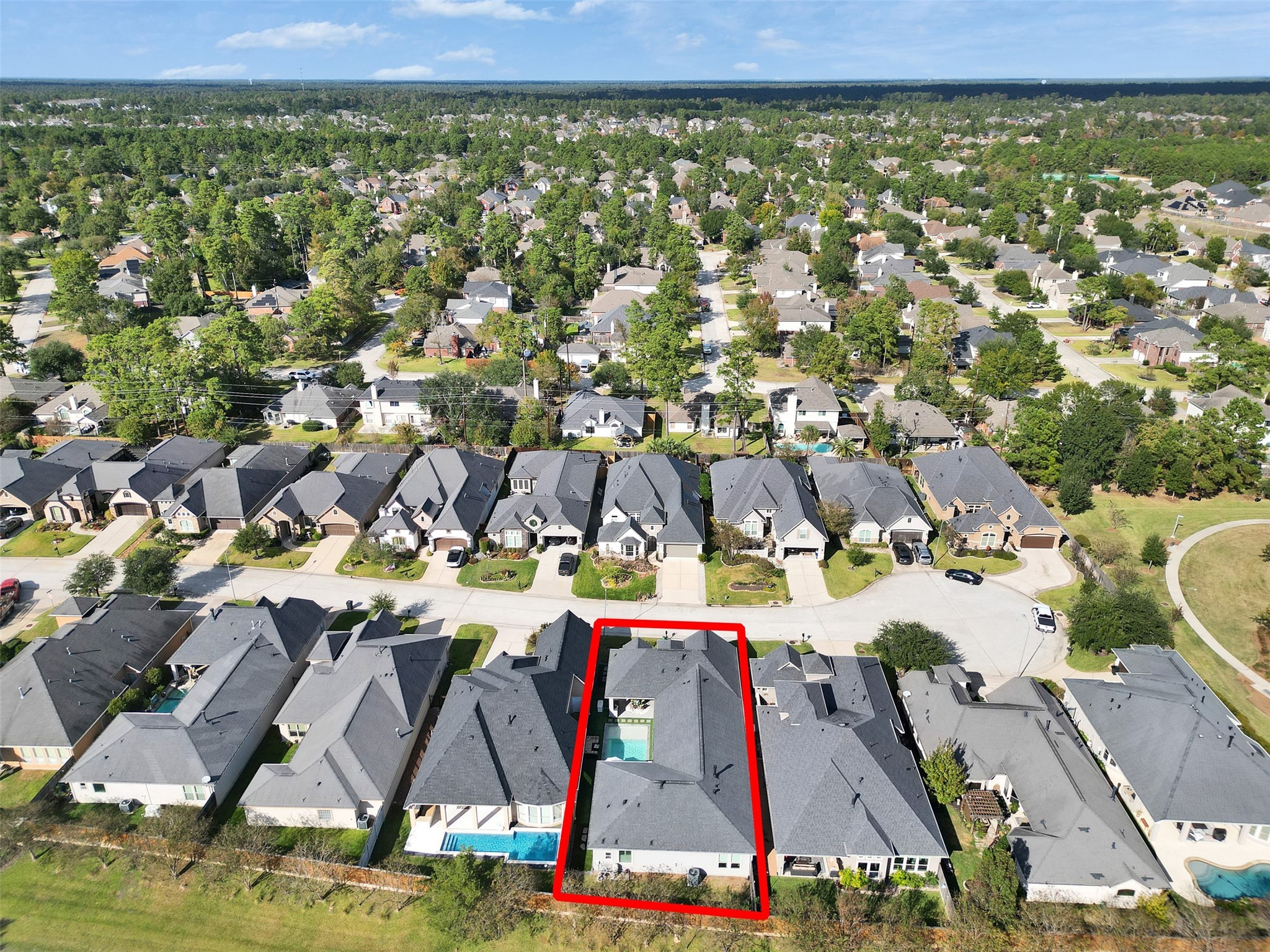 7415 Nantucket Point Lane Spring, TX 77389 - Photo 9 of 49 a view of swimming pool with outdoor space