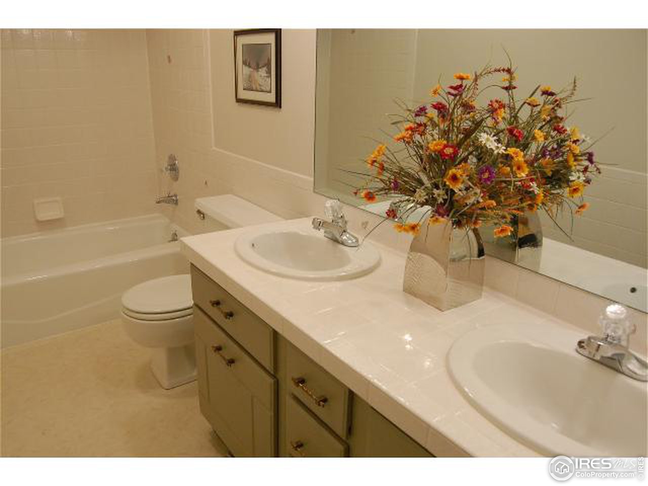 7229 Olde Stage Road Boulder, CO 80302 - Photo 5 of 8 a bathroom with a granite countertop sink a toilet and bathtub