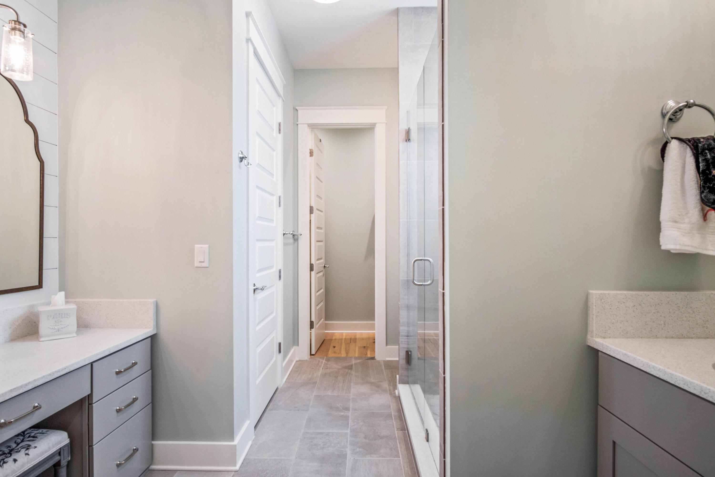 265 Ridgewalk Circle Santa Rosa Beach, FL 32459 - Photo 22 of 62 a view of a bathroom from the hallway